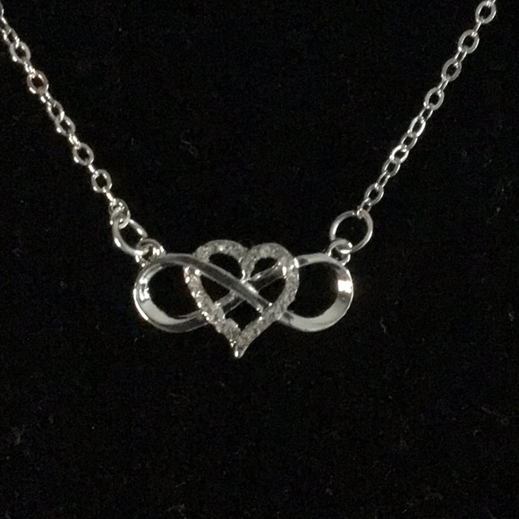 Infinity Heart Necklace - Picture 9 of 9